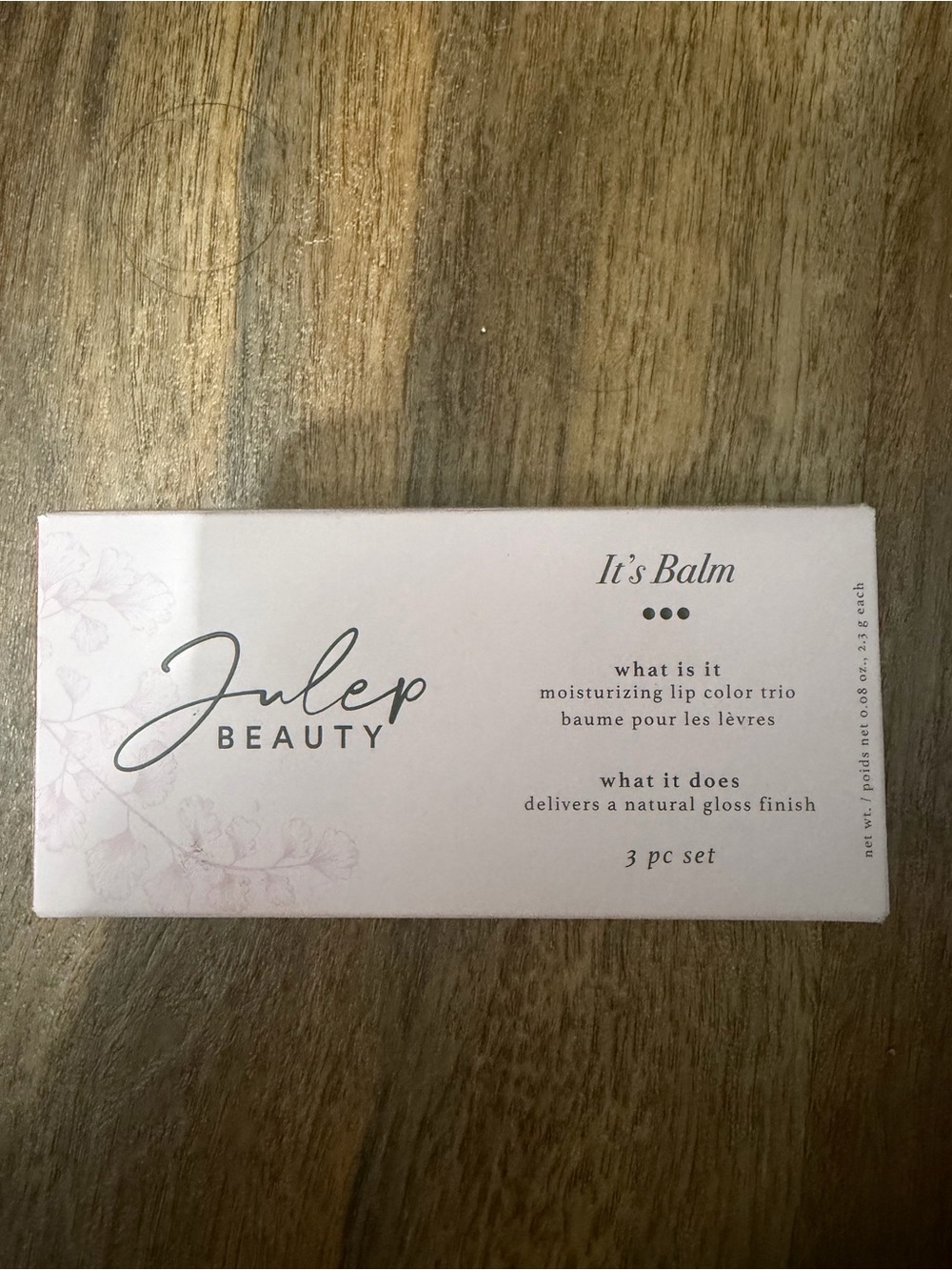 Julep It's Balm Moisturizing Lip Color Trio - Soft Pink Tones